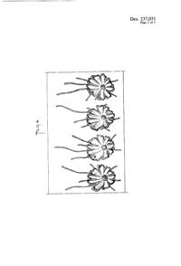 Anchor Hocking Rain Flower Tumbler Design Patent D237031-2