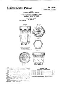 Anchor Hocking Fairfield Tumbler Design Patent D238541-1