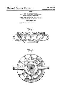 Anchor Hocking Fairfield Bowl Design Patent D240884-1
