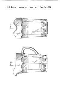 Anchor Hocking Fairfield Pitcher Design Patent D243579-2