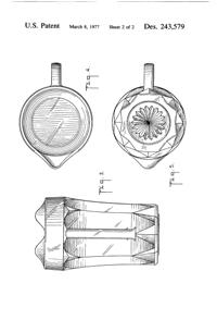 Anchor Hocking Fairfield Pitcher Design Patent D243579-3