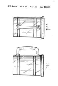 Anchor Hocking Colonial Tankard Mug Design Patent D246882-2