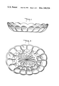 Anchor Hocking Fairfield Bowl Design Patent D248526-2