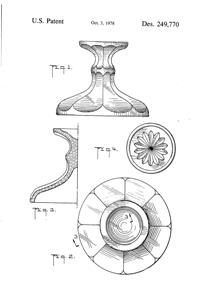 Anchor Hocking Fairfield Bowl Base Design Patent D249770-2