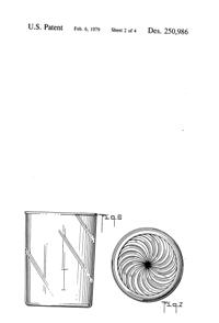 Anchor Hocking Sunburst Tumbler Design Patent D250986-3