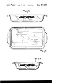 Anchor Hocking Nature's Bounty Casserole & Baking Pan Design Patent D255079-5
