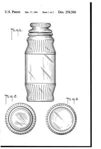 Anchor Hocking Apothecary Jar Design Patent D258566-2