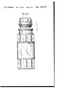Anchor Hocking Apothecary Jar Design Patent D258570-3