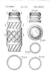 Anchor Hocking Apothecary Jar Design Patent D264433-2