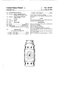 Anchor Hocking Apothecary Jar Design Patent D264559-1