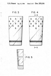 Anchor Hocking Tumbler, Teapot Design Patent D285636-3