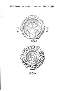 Anchor Hocking Husted Sundae Design Patent D287684-7