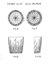 Anchor Hocking Canfield Tumbler Design Patent D292158-3