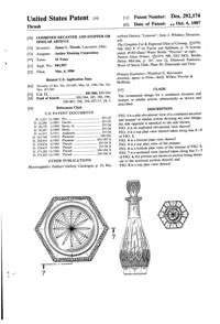 Anchor Hocking Canfield Decanter Design Patent D292174-1