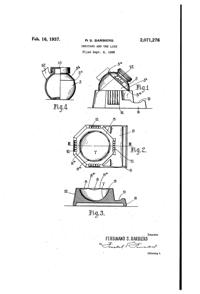 Hocking Inkstand Patent 2071276-1
