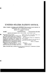 Hocking Light Fixture Design Patent D 48589-2