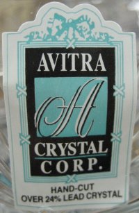 Crystal Avitra Corp. Label