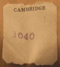 Cambridge Label