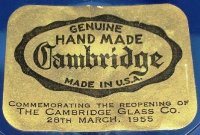 Cambridge Reopening Label