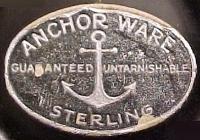 Anchor Ware Sterling Label