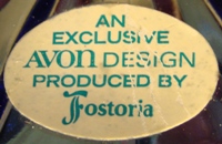 Fostoria Avon Label