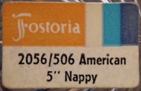 Fostoria American Label