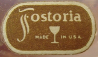 Fostoria Label