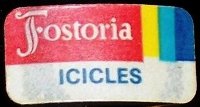 Fostoria Icicles Label