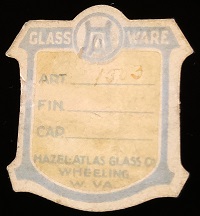 Hazel-Atlas Label