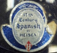 Heisey Spanish Label