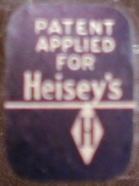 Heisey Patent Applied For Label