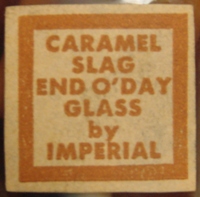 Imperial Caramel Slag Label
