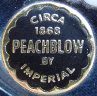 Imperial Peachblow Label