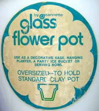 Jeannette Flower Pot Label