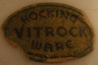 Hocking Vitrock Ware Label