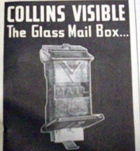 Collins Visible Mailbox 1943 Advertisement