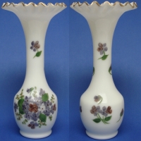 Consolidated Regent Vase w/ Violet Decoration