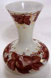 Consolidated #4038 Con-Cora Vase w/ Charleton Decoration