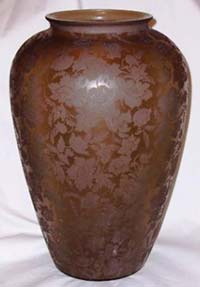 Consolidated #2200 Florentine Vase w/ Etch 21