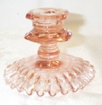 Diamond # 713 Candlestick with crimped base