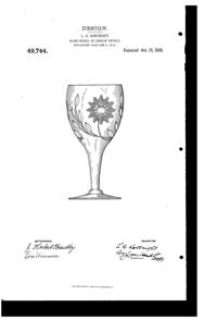 Potomac Goblet Design Patent D 49744-1