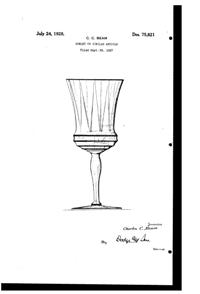 Potomac Goblet Design Patent D 75821-1