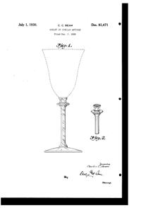 Potomac Goblet Design Patent D 81471-1