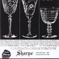 Libbey /  Rock Sharpe Chalet, Roselle & Puritan Advertisement