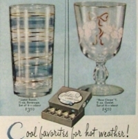 Libbey Decorated Glasses Advertisement