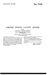 Akro Agate Attar of Petals by Orloff Apothecary Mortar & Pestle Jar Design Patent D134406-2