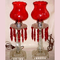 Houze Glass Boudoir Lamps