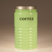 Jeannette Jadite Coffee Canister