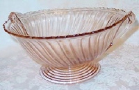 Jeannette Swirl Bowl with Tab Handles