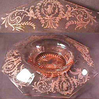 Liberty Works Octagon Pink Console Bowl